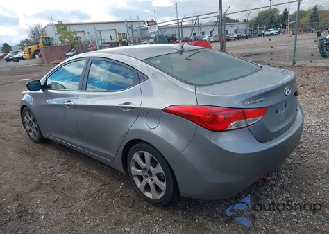 2012 Hyundai Elantra Limited (Ulsan Plant) из США, поврежденный, VIN KMHDH4AE2CU490221